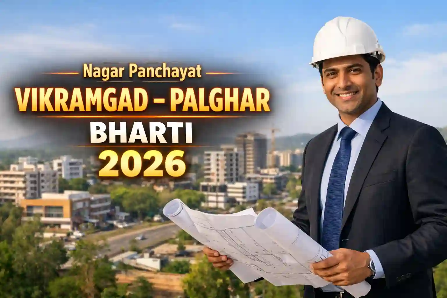 नगर पंचायत विक्रमगड पालघर स्थापत्य अभियंता भर्ती 2026 की जानकारी