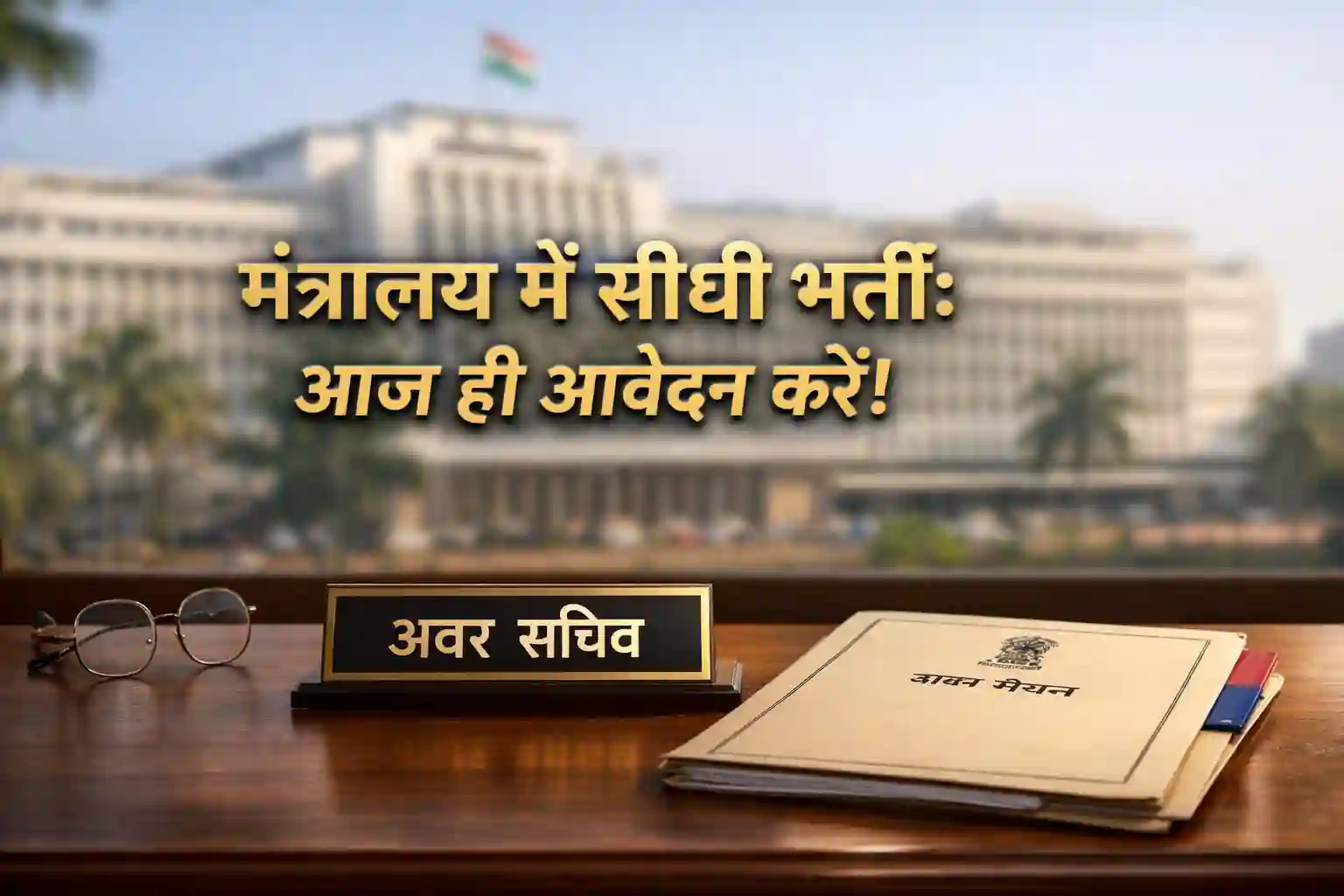 महाराष्ट्र मंत्रालय संसदीय कार्य विभाग भर्ती 2026 - सेवानिवृत्त अवर सचिव पद