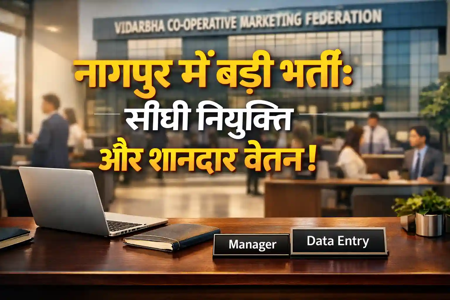 VCMF Nagpur Recruitment 2026 Office and Professional Workspace Concept