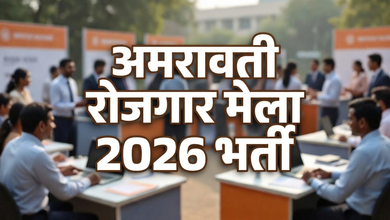 अमरावती रोजगार मेला 2026 भर्ती विज्ञापन चित्र