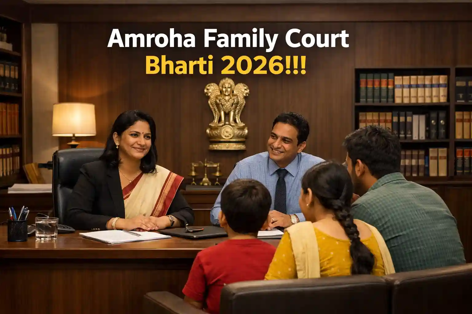 फैमिली कोर्ट अमरोहा में काउंसलर भर्ती 2026 के लिए आधिकारिक विज्ञापन और आवेदन प्रक्रिया की जानकारी।