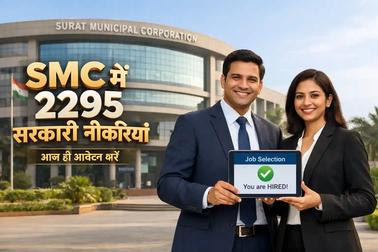 Surat Municipal Corporation Recruitment 2026 for 2295 Clerk and Engineer posts.